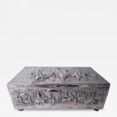  Hanau Antique German Hanau Baroque Silver Box - 4534073