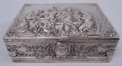  Hanau Antique German Hanau Neoclassical Silver Box - 4337364