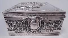  Hanau Antique German Hanau Neoclassical Silver Box - 4337408