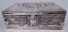  Hanau Antique German Hanau Neoclassical Silver Box - 4337409