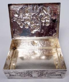  Hanau Antique German Hanau Neoclassical Silver Box - 4337411