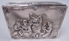  Hanau Antique German Hanau Neoclassical Silver Box - 4337413