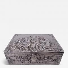  Hanau Antique German Hanau Neoclassical Silver Box - 4337845