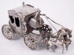  Hanau Antique German Hanau Rococo Carriage Ornament - 4533386