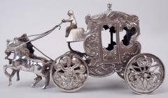  Hanau Antique German Hanau Rococo Carriage Ornament - 4533392