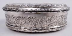  Hanau Antique German Hanau Rococo Silver Box - 4382399