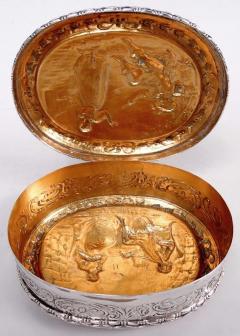  Hanau Antique German Hanau Rococo Silver Box - 4382413