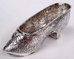  Hanau Antique German Hanau Rococo Silver Lady s Shoe Ornament - 4424733