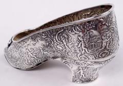  Hanau Antique German Hanau Rococo Silver Lady s Shoe Ornament - 4424779