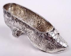  Hanau Antique German Hanau Rococo Silver Lady s Shoe Ornament - 4424781