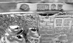  Hanau Antique German Hanau Silver Box with Scenes of Rustic Idyll - 4416606