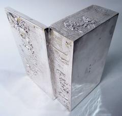  Hanau Antique German Hanau Silver Box with Scenes of Rustic Idyll - 4416607