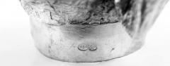  Hanau Antique German Hanau Silver Figural Bulldog Match Safe - 4342496