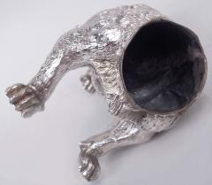  Hanau Antique German Hanau Silver Figural Bulldog Match Safe - 4342499