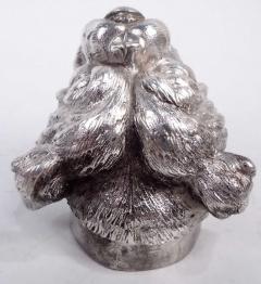  Hanau Antique German Hanau Silver Figural Bulldog Match Safe - 4342502