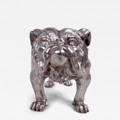  Hanau Antique German Hanau Silver Figural Bulldog Match Safe - 4344717