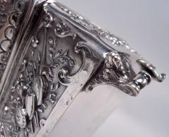  Hanau Large Antique German Renaissance Silver Keepsake Casket - 4228532
