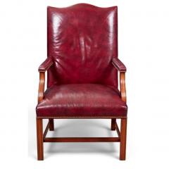  Hancock Moore Hancock Moore Chippendale Mahogany Desk Chair Armchair - 4795045