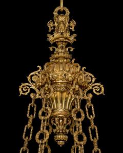  Handcock Rixion A EXCEPTIONAL GILT BRONZE GEORGE IV CHANDELIER ATTRIBUTED TO HANDCOCK RIXION - 4347022