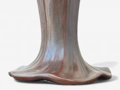  Handel Co Handel Co Arts and Crafts Palm Tree Table Lamp Art Glass Bronze 1900s - 4228136