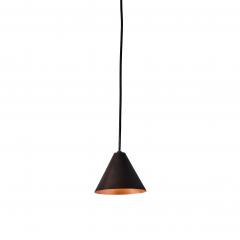  Hans Agne Jakobsson Hans Agne Jakobsson Dark Brown Patinated Mini Tratten Pendant - 4135888
