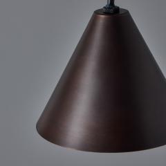  Hans Agne Jakobsson Hans Agne Jakobsson Dark Brown Patinated Mini Tratten Pendant - 4135898