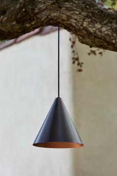  Hans Agne Jakobsson Hans Agne Jakobsson Dark Brown Patinated Tratten Outdoor Pendant - 4148128