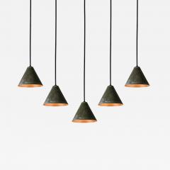  Hans Agne Jakobsson Hans Agne Jakobsson Darkly Patinated Mini Tratten Pendant - 4136289