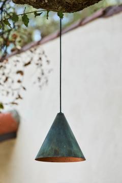  Hans Agne Jakobsson Hans Agne Jakobsson Darkly Patinated Tratten Outdoor Pendant - 4148342
