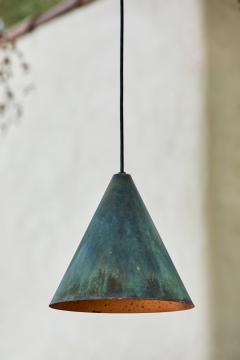  Hans Agne Jakobsson Hans Agne Jakobsson Darkly Patinated Tratten Outdoor Pendant - 4148346