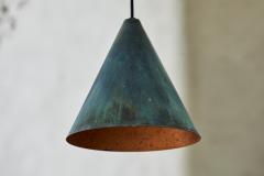  Hans Agne Jakobsson Hans Agne Jakobsson Darkly Patinated Tratten Outdoor Pendant - 4148347