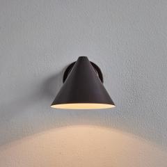  Hans Agne Jakobsson Hans Agne Jakobsson Mini Tratten Dark Brown Patinated Outdoor Sconce - 4144988