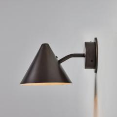  Hans Agne Jakobsson Hans Agne Jakobsson Mini Tratten Dark Brown Patinated Outdoor Sconce - 4144991
