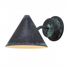  Hans Agne Jakobsson Hans Agne Jakobsson Mini Tratten Darkly Patinated Outdoor Sconce - 4144948