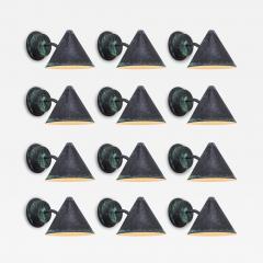  Hans Agne Jakobsson Hans Agne Jakobsson Mini Tratten Darkly Patinated Outdoor Sconce - 4151548