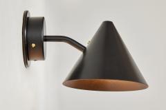  Hans Agne Jakobsson Hans Agne Jakobsson Mini Tratten Outdoor Sconce in Black - 4145022