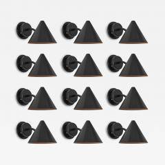  Hans Agne Jakobsson Hans Agne Jakobsson Mini Tratten Outdoor Sconce in Black - 4151555
