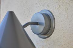  Hans Agne Jakobsson Hans Agne Jakobsson Mini Tratten Outdoor Sconce in Painted Silver - 4145322
