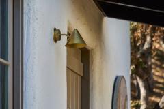  Hans Agne Jakobsson Hans Agne Jakobsson Mini Tratten Raw Brass Outdoor Sconce - 4144172