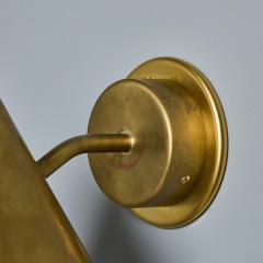  Hans Agne Jakobsson Hans Agne Jakobsson Mini Tratten Raw Brass Outdoor Sconce - 4144175
