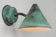  Hans Agne Jakobsson Hans Agne Jakobsson Mini Tratten Verdigris Patinated Outdoor Sconce - 4144866