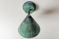  Hans Agne Jakobsson Hans Agne Jakobsson Mini Tratten Verdigris Patinated Outdoor Sconce - 4144870