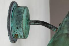  Hans Agne Jakobsson Hans Agne Jakobsson Mini Tratten Verdigris Patinated Outdoor Sconce - 4144872