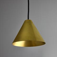  Hans Agne Jakobsson Hans Agne Jakobsson Raw Brass Mini Tratten Pendant - 4135952