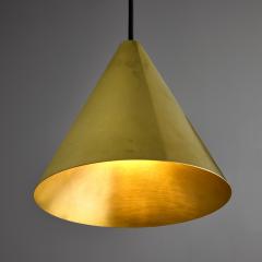  Hans Agne Jakobsson Hans Agne Jakobsson Raw Brass Tratten Pendant - 4176305