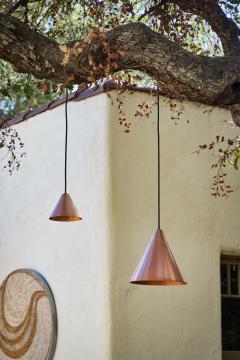  Hans Agne Jakobsson Hans Agne Jakobsson Raw Copper Tratten Outdoor Pendant - 4148411