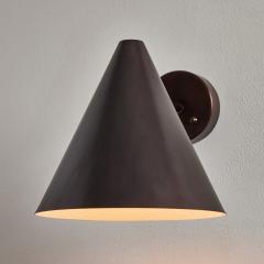  Hans Agne Jakobsson Hans Agne Jakobsson Tratten Dark Brown Patinated Outdoor Sconce - 4156136