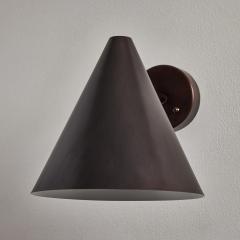  Hans Agne Jakobsson Hans Agne Jakobsson Tratten Dark Brown Patinated Outdoor Sconce - 4156137