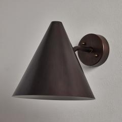  Hans Agne Jakobsson Hans Agne Jakobsson Tratten Dark Brown Patinated Outdoor Sconce - 4156138