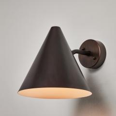  Hans Agne Jakobsson Hans Agne Jakobsson Tratten Dark Brown Patinated Outdoor Sconce - 4156142